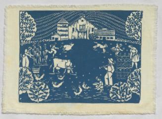 "Down on the Farm" placemat