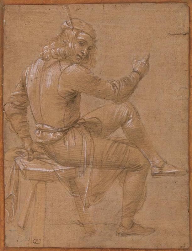 Young Man (Youth Seated on a Stool)