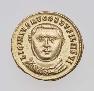 Aureus with bust of Licinius I