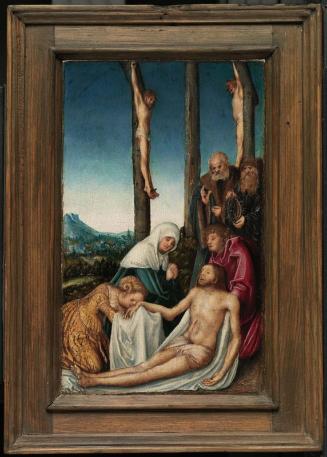 The Lamentation with the Two Thieves Crucified