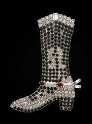 Cowboy boot brooch