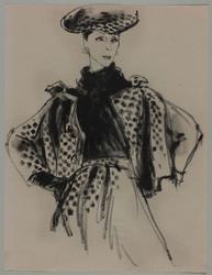 Gloria Guinness in a wide skirt from Dior