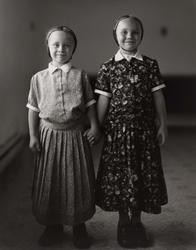 Two Hutterite Girls, Gildford, Montana