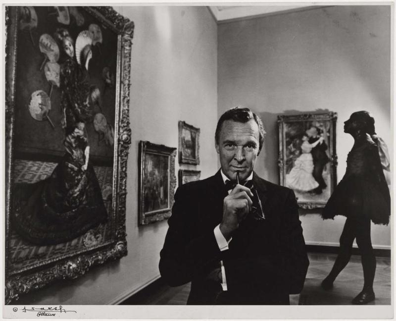 Portrait of Perry Rathbone (in the Impressionist Gallery)