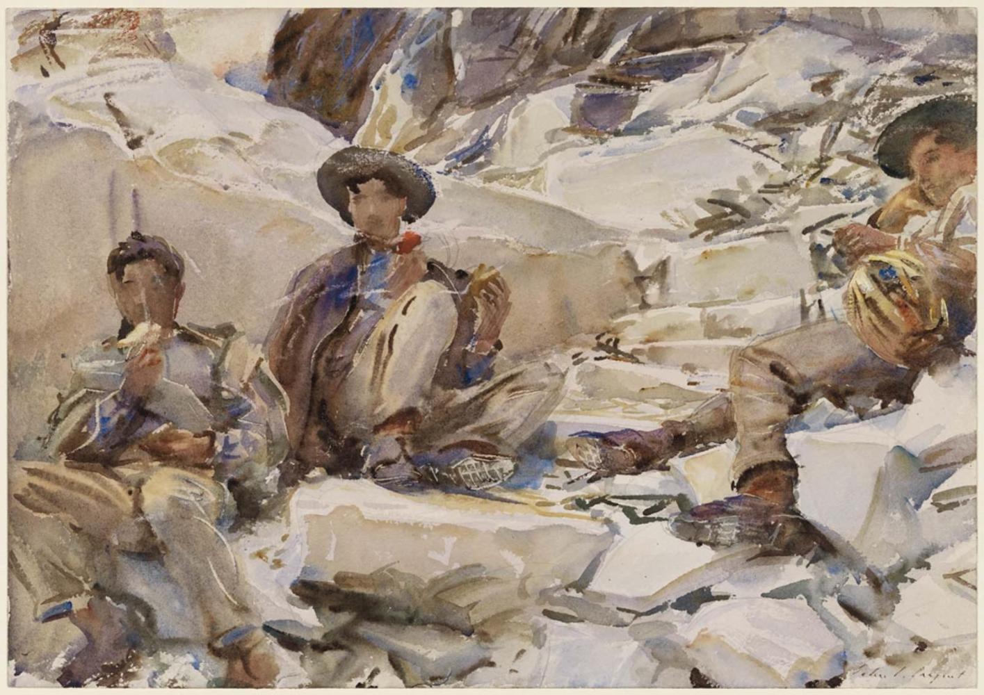 Carrara: Workmen