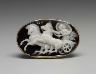 Cameo with Aurora driving a chariot