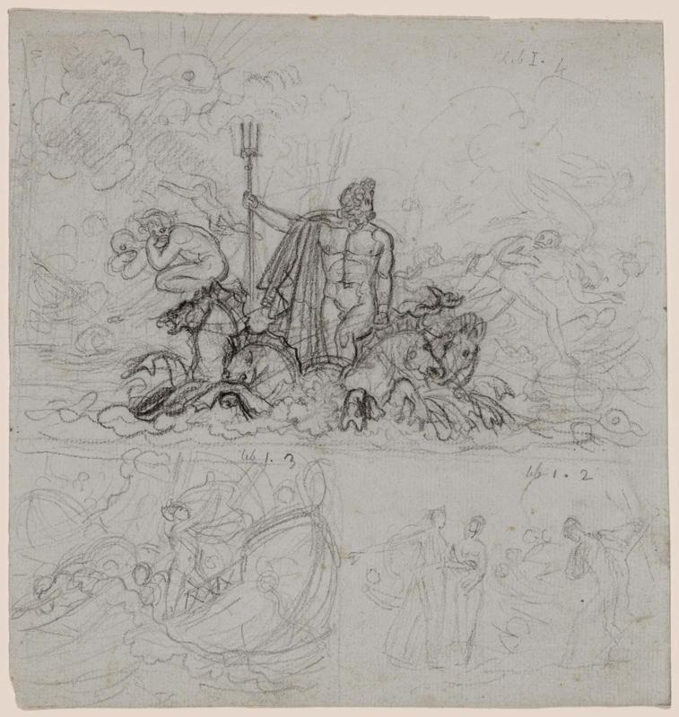 The Tempest, Neptune Commanding the Winds to Retreat, Venus Parting from Aeneas
