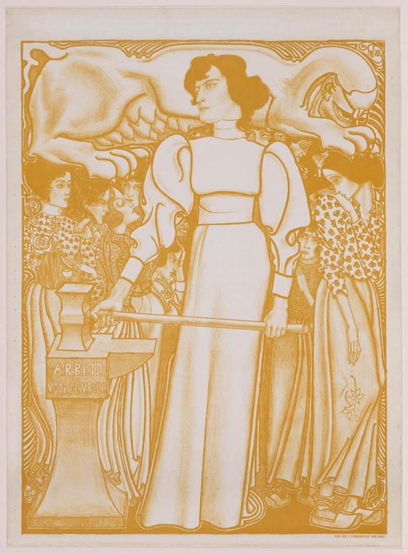 Arbeid Voor de Vrouw (poster of the exhibition "Work for Women")