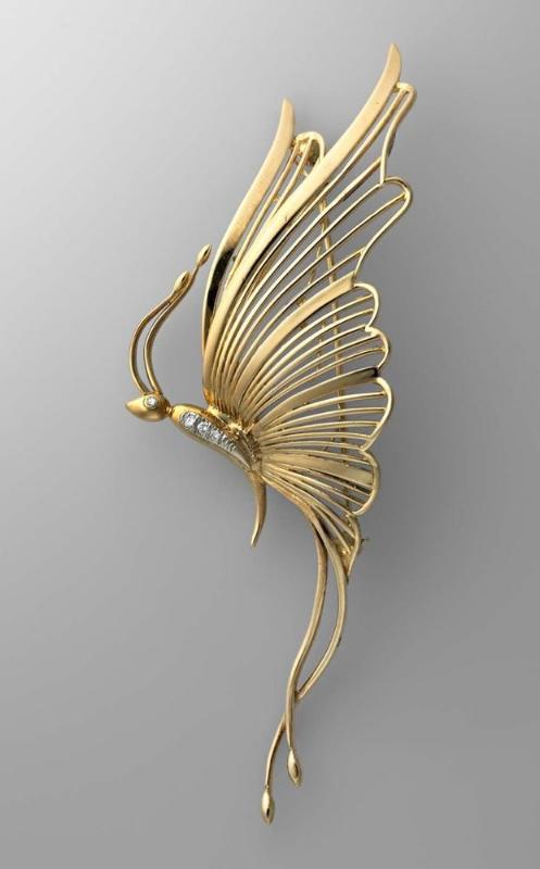 Butterfly brooch