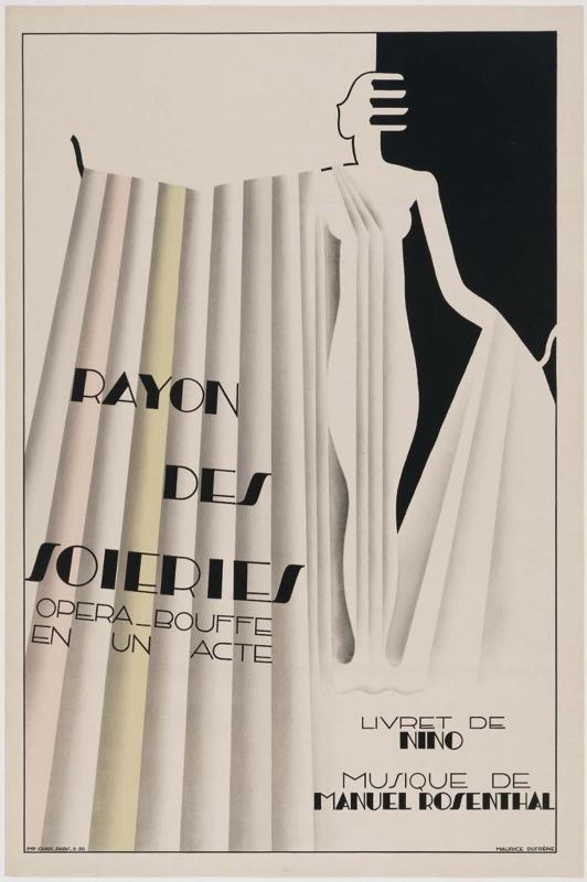 Poster for the Comic Opera, Rayon des Soieries, The Silk Counter