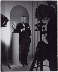 Portrait of Perry Rathbone with Bartlett Head