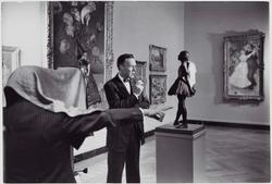 Ivan Dmitri Photographing Perry Rathbone (in the Impressionist Gallery)