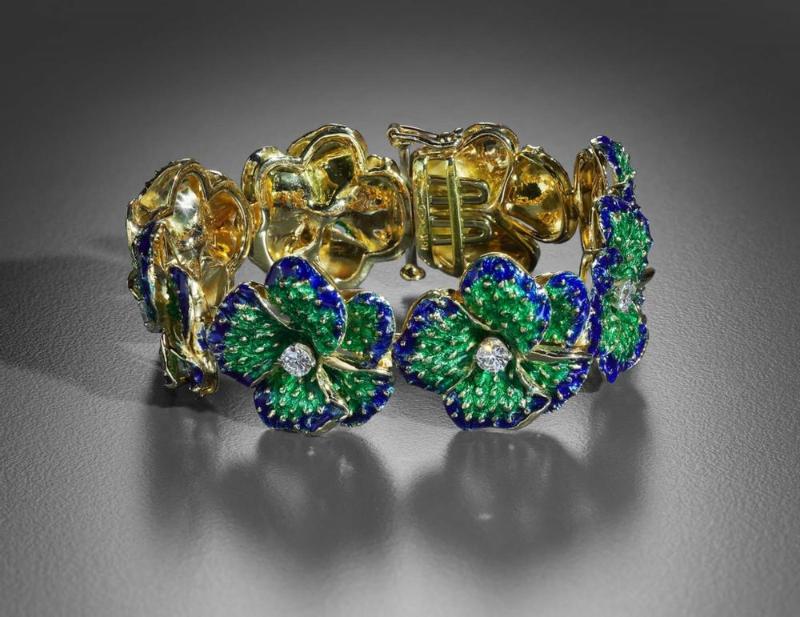 Pansy bracelet