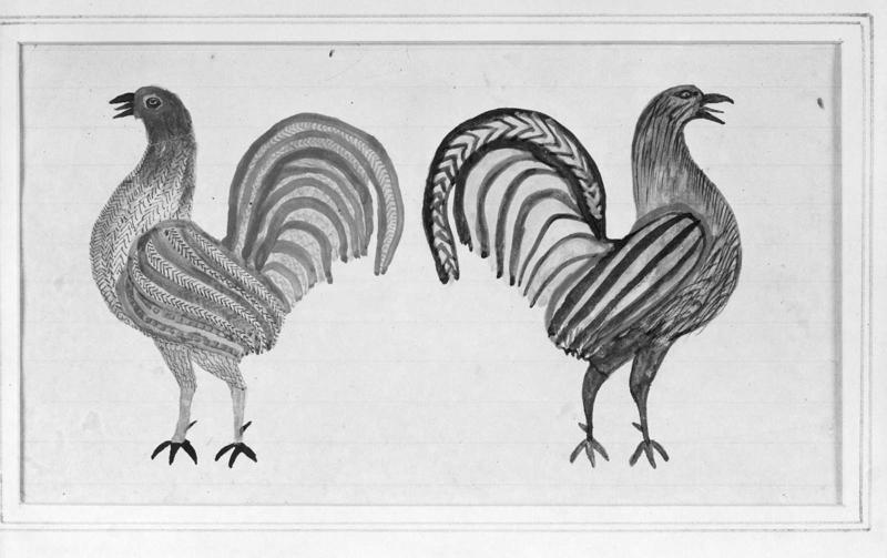 Two Game Cocks