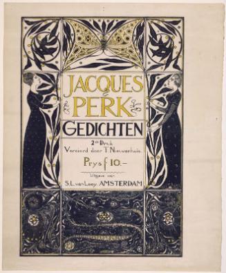 Poster for the Poems of Jacques Perk