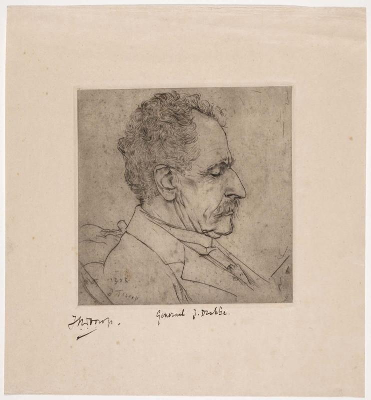 Portret van Generaal Drabbe