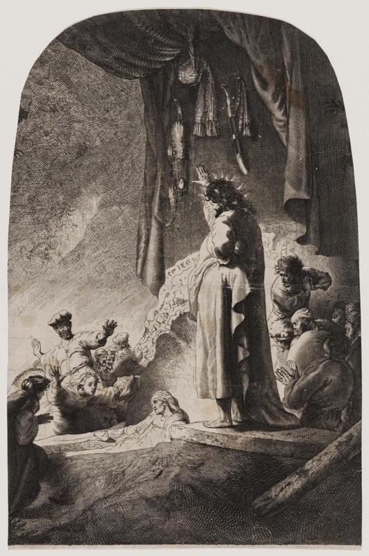The Raising of Lazarus: The Larger Plate