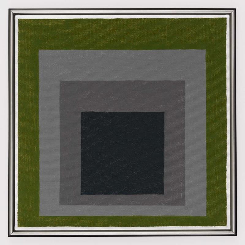 Homage to the Square: Stele and Foliage