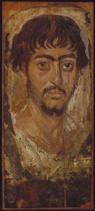Funerary portrait of a man