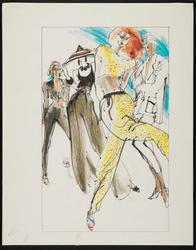 Four female models in summer clothes 