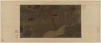 Lady Wenji's return to China: encampment by a stream