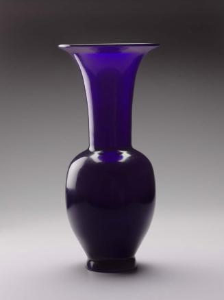 Vase with oval-shaped body