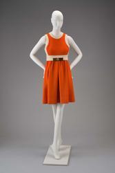 Woman's ensemble in two parts (dress and belt)
