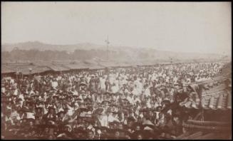 Crowd collected to witness the passing of the King (NRICP Relic No.: 2883)