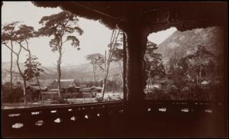 View from balcony of the Summer Palace [Gyeonghoeru Pavilion] in the Old Palace grounds [Gyeongbokgung Palace], Seoul (NRICP Relic No.: 2909)