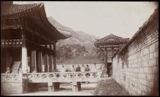 Exterior of the so called Summer Palace [Gyeonghoeru Pavilion] in the Old Palace [Gyeongbokgung Palace],  Seoul (NRICP Relic No.: 2905)