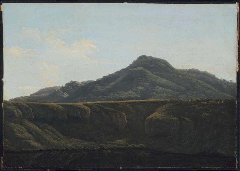 Monte Cavo from Lake Albano
