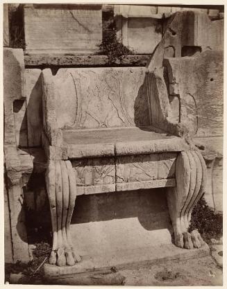 Throne of Priest of Dionysus, Theater of Dionysus, Acropolis, Athens