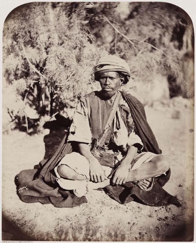 Hassan El Harbi, Guide to Jebel Serbal plate 4 from Ordinance Survey of Sinai, 1869