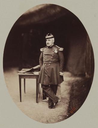 Marshal Pellissier, Duke of Malakoff, in his Tent