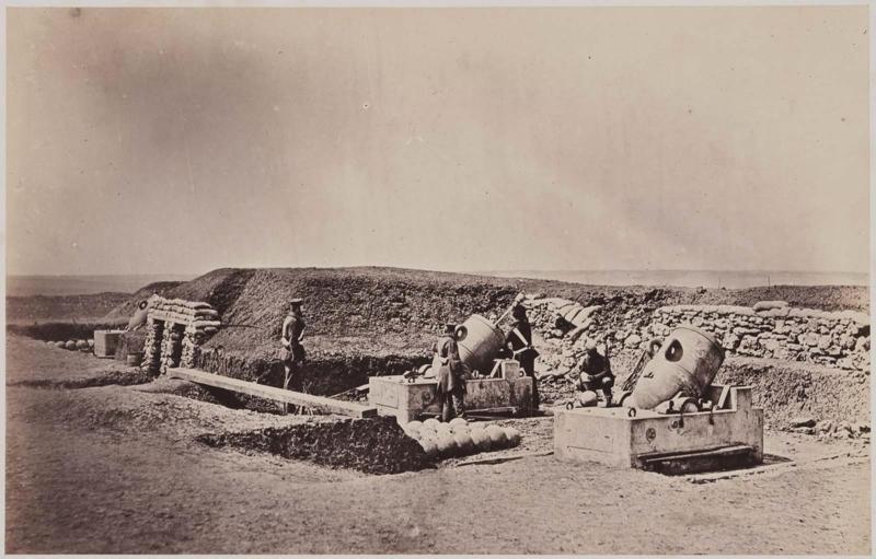 Mortar Batteries in front of Picquet House, Light Division