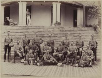British Officers in Typical Pose