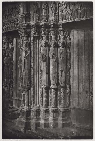 Chartres Cathedral: Column Figures, Kings and Queens of Judah, on Left of Central Door of Royal Portal