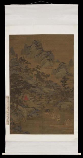 Dragon king worshipping the Buddha