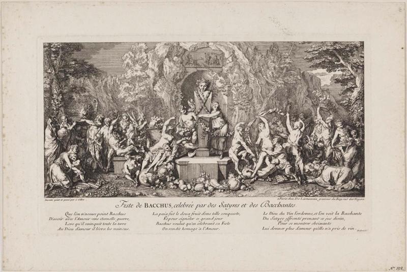 Feste de Bacchus celebreé par des Satyres & des Bacchantes