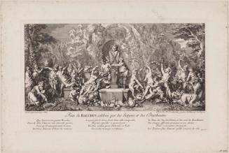 Feste de Bacchus celebreé par des Satyres & des Bacchantes