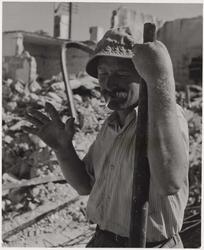 Moishe Steinberg from Sofia, Bulgaria attempts to build a button factory in the abandoned Arab village of Yasur