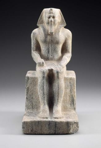 Unfinished statuette of King Menkaura (Mycerinus)