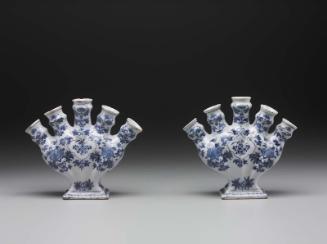 Pair of tulip vases