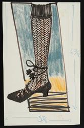 Blahnik' suede gillie