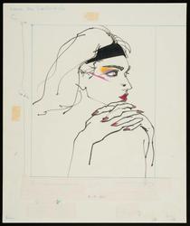 Model with hands crossed 