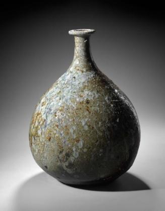 Red slip-glazed vase
