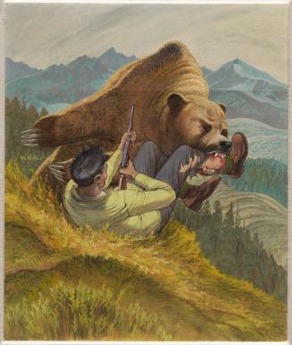 Design for cover of "Outdoor Life" magazine (September 1963)