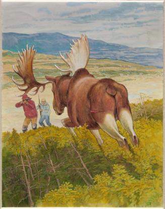 Moose and Hunters