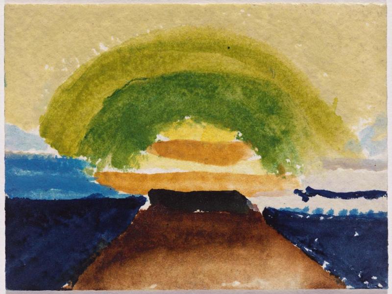 Untitled (Green Arched Forms)