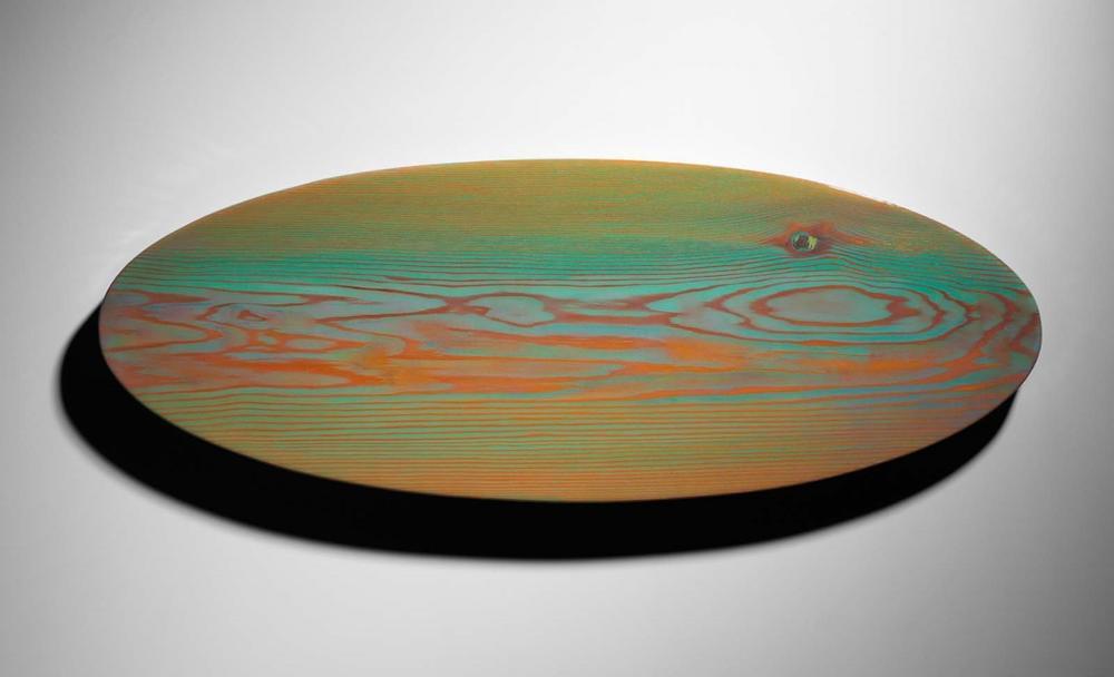 Green, Orange and Blue Mirror